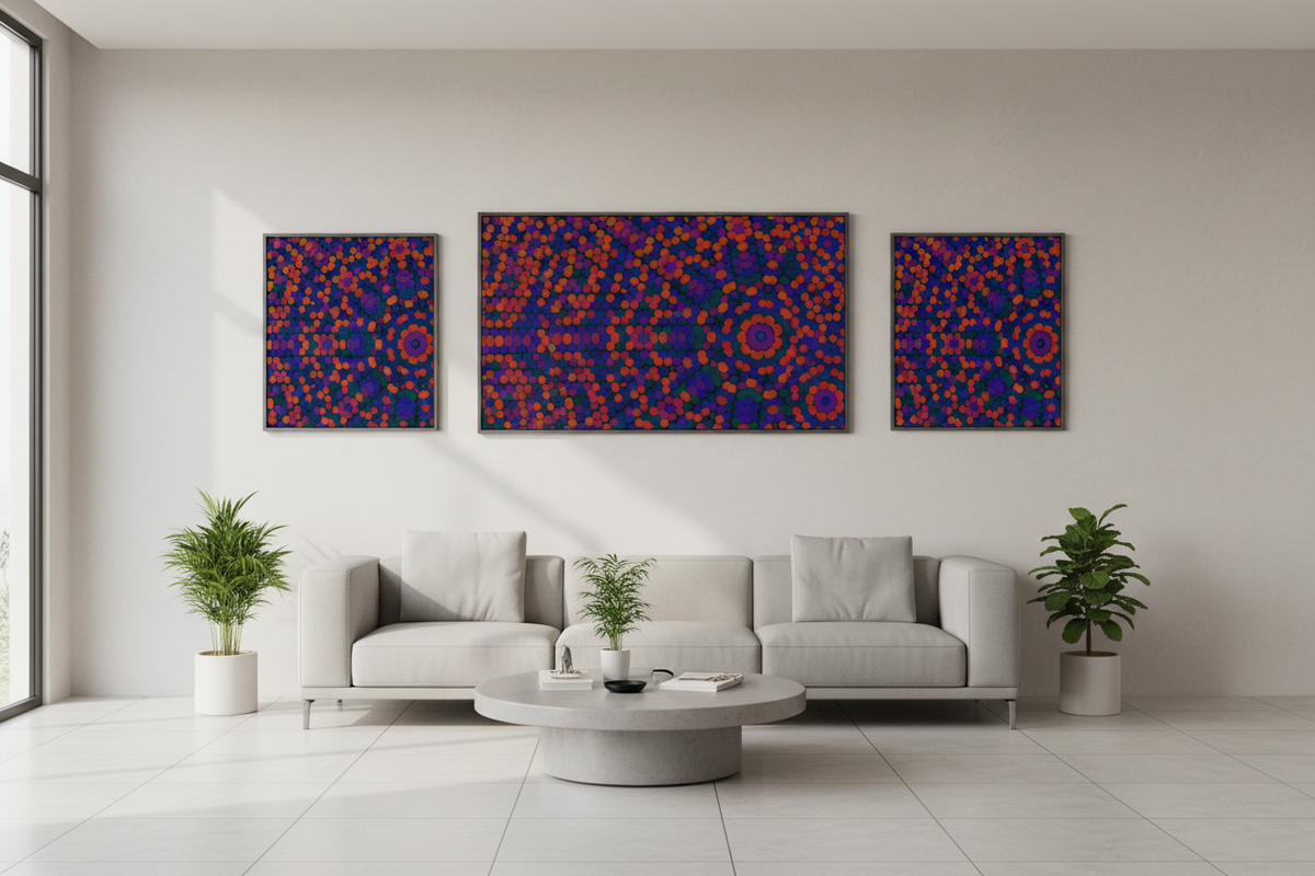 Hex Mosaic Art Bundle Mockup